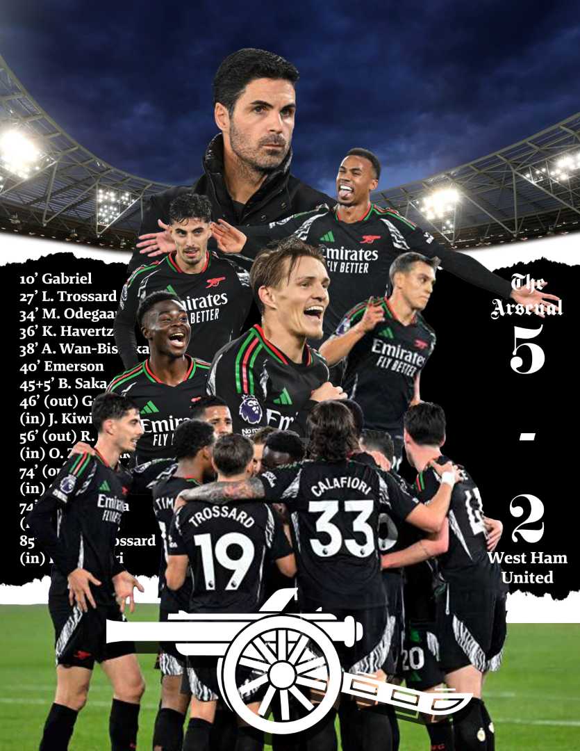 Arsenal match poster 2.