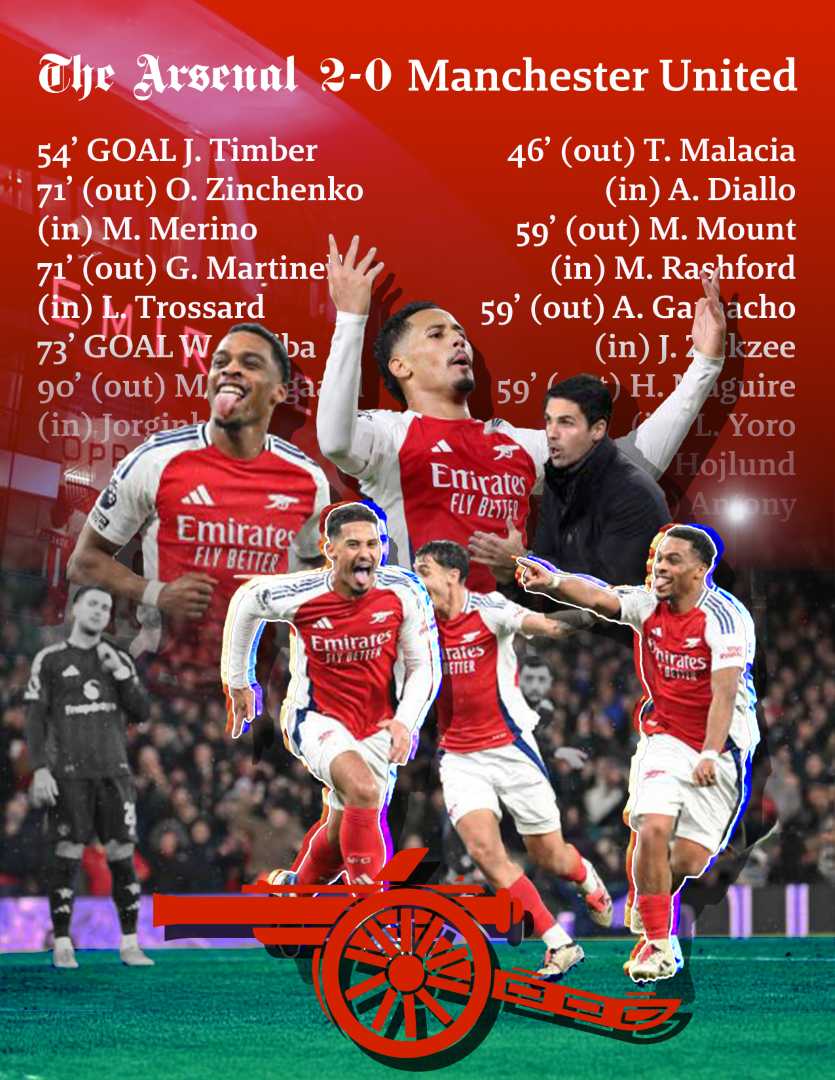 Arsenal match poster 3.