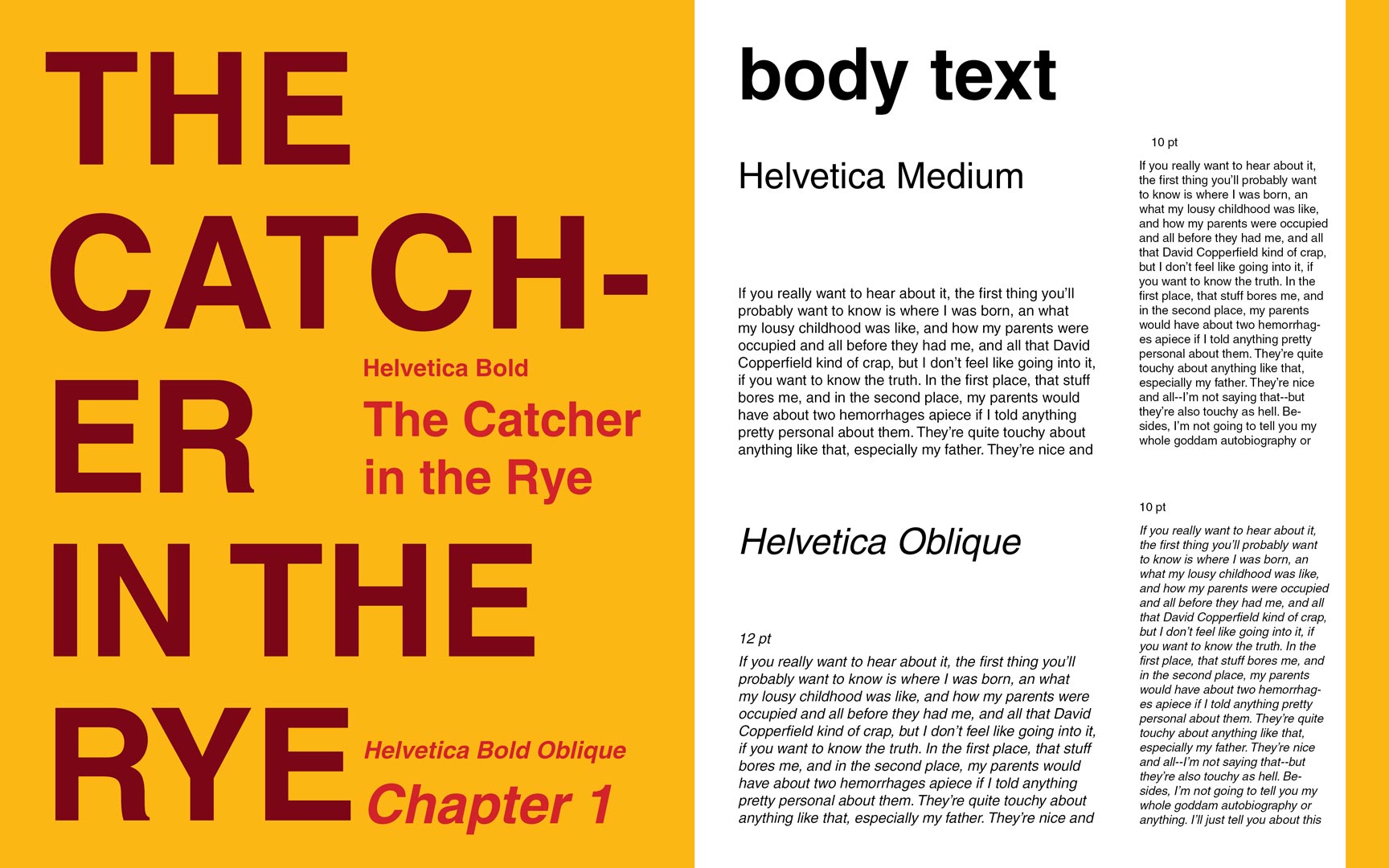 Helvetica booklet spread page 6.
