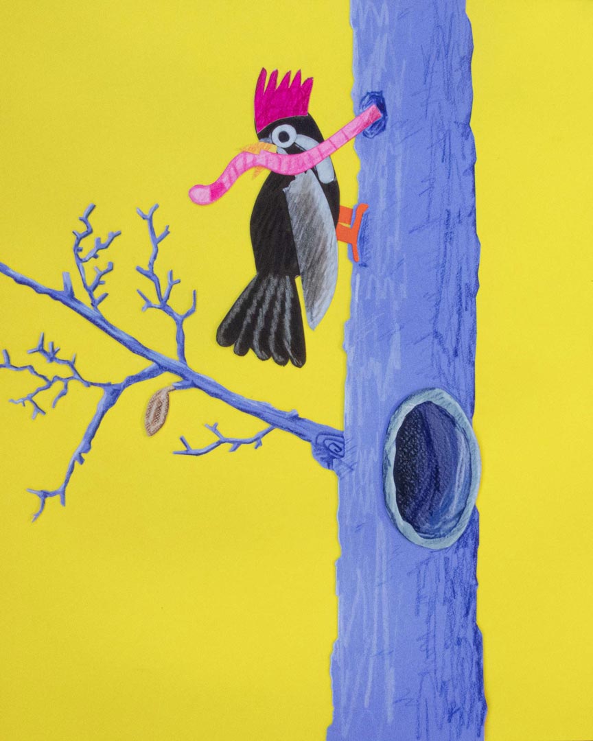 A collage illustration titled 'Good Grubbin'.