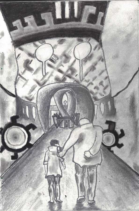 Concept Development Sketch for 'Mobius' project.