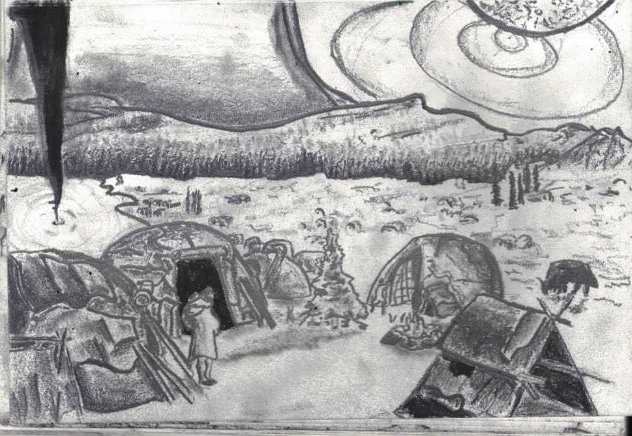 Concept Development Sketch for 'Mobius' project.