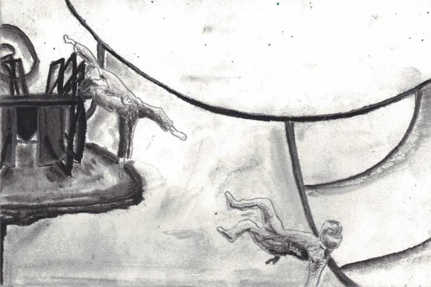 Concept Development Sketch for 'Mobius' project.